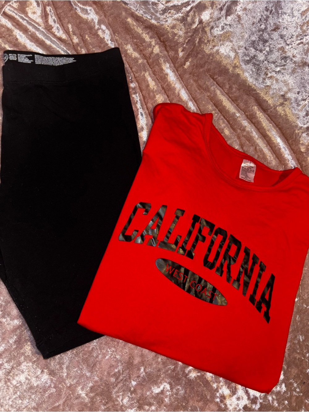 Biker Shorts with Tee Bundle